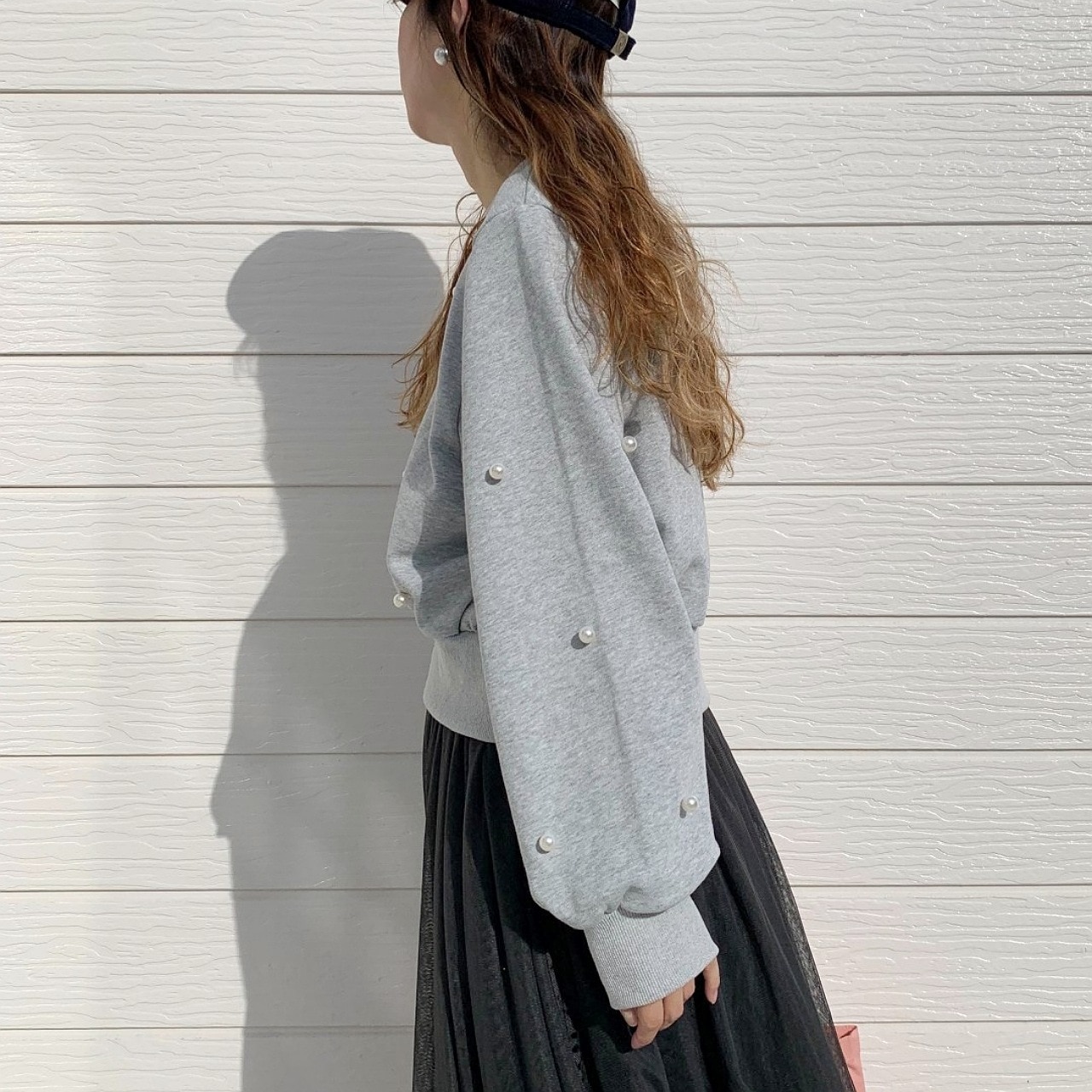 パール付きロゴカットソー(カットソー・Tシャツ) | al'aise