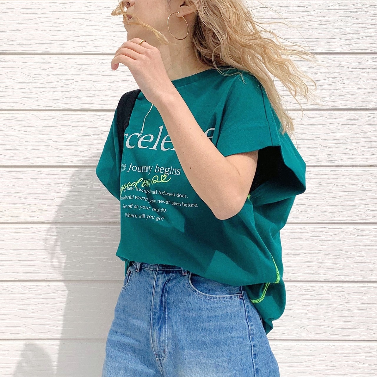 good trip リラックスT グリーン Free