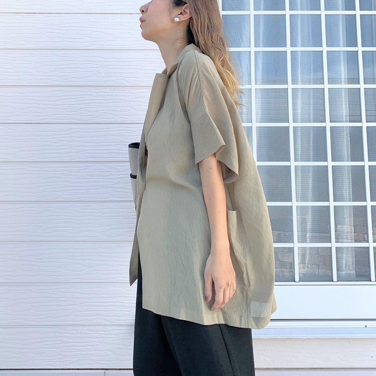 ハイツイストシアージャケット イエローベージュ Free