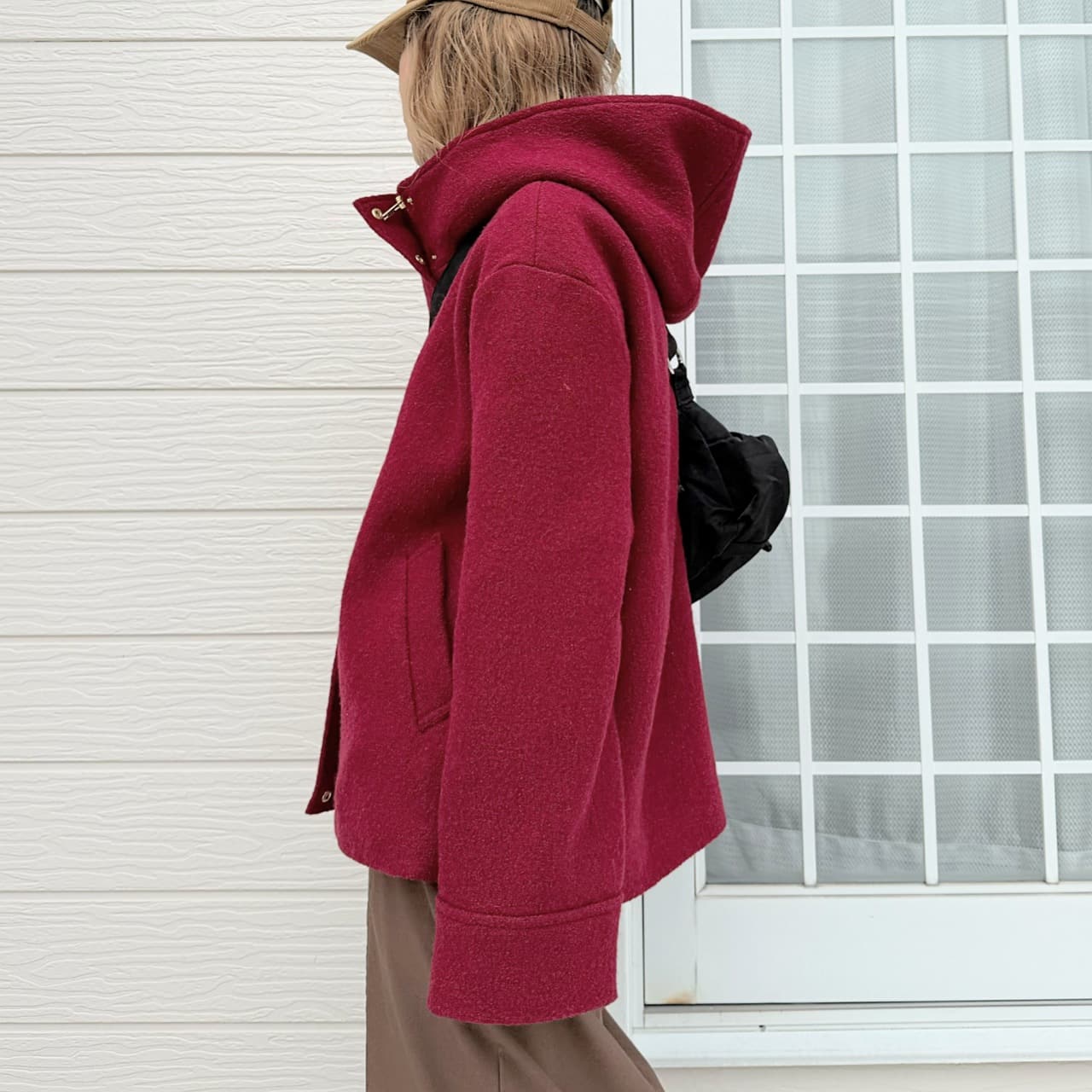 フーディーショートコート(Free ボルドー)｜ Q｜吉祥寺PARCO | ONLINE