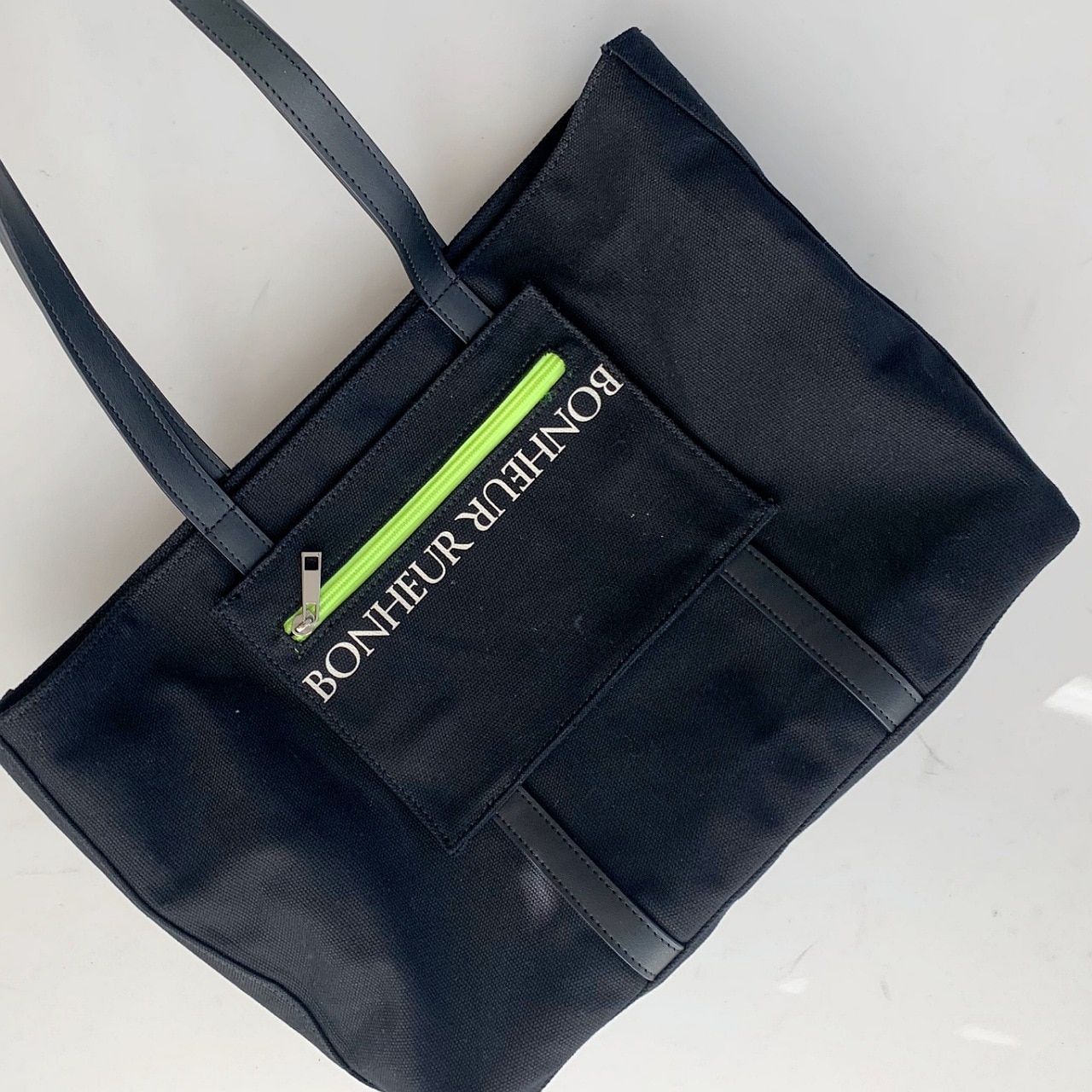 ロゴトート ホワイト Free