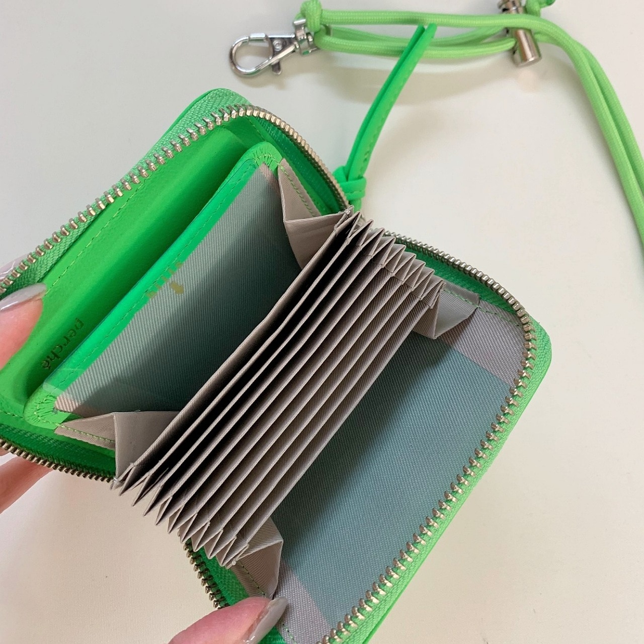 ネオンウォレット グリーン Free