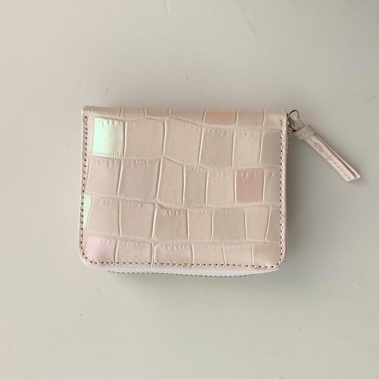 パールクロコジャバラウォレット ブルー Free