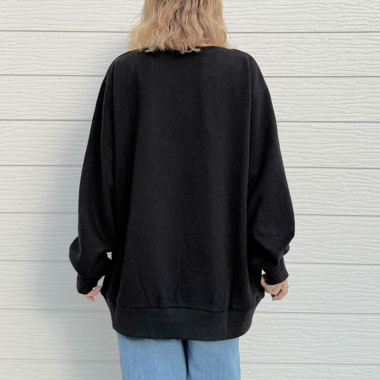 ハーフZipトレーナー ブラック Free