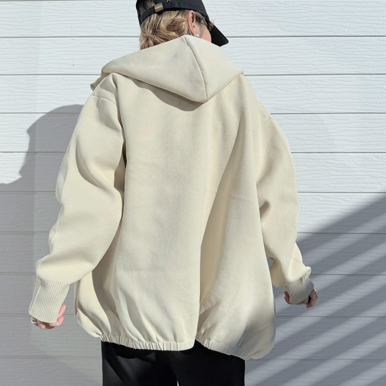 スポンディッシュパーカー アイボリー Free