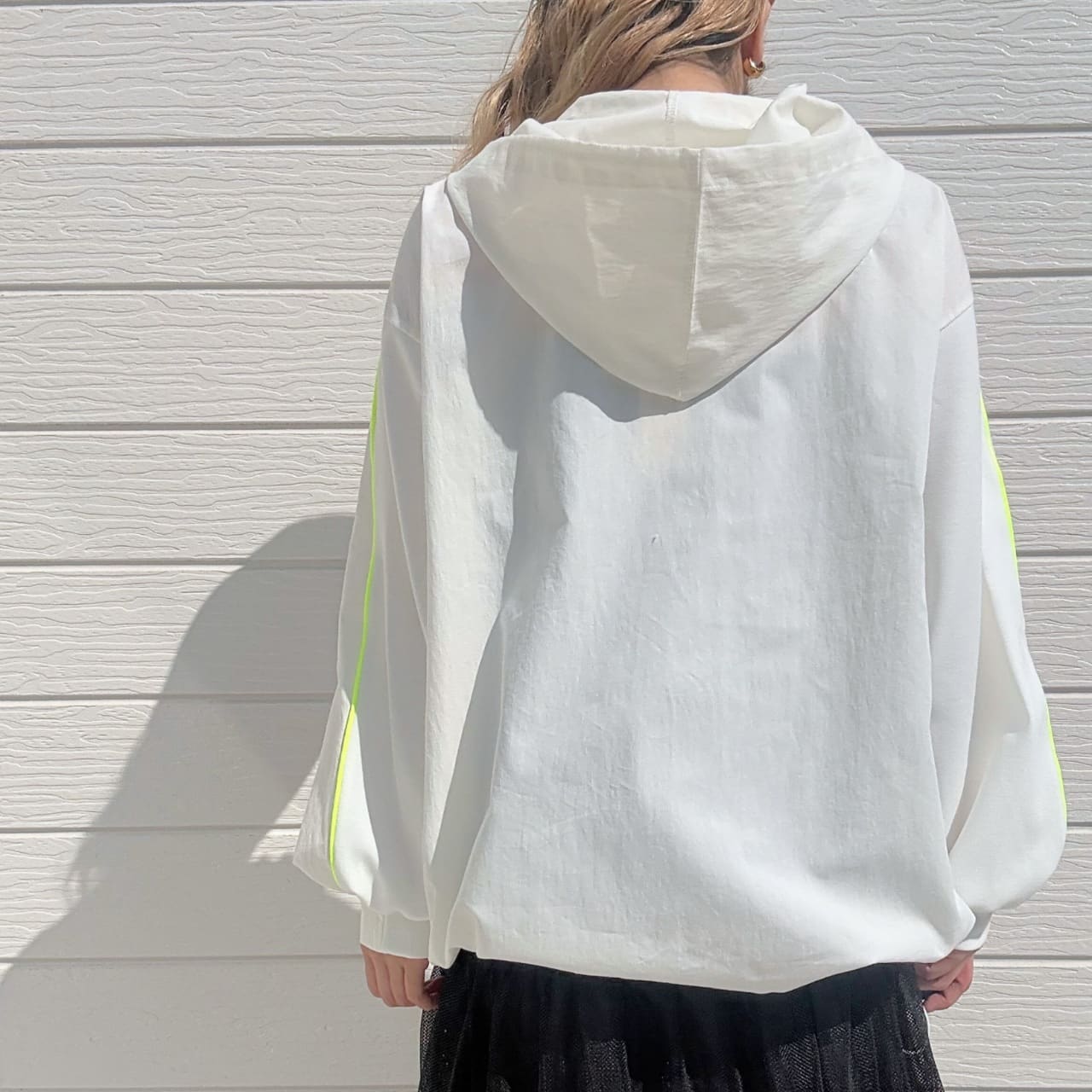 ドッキングバルーンパーカー ホワイト Free