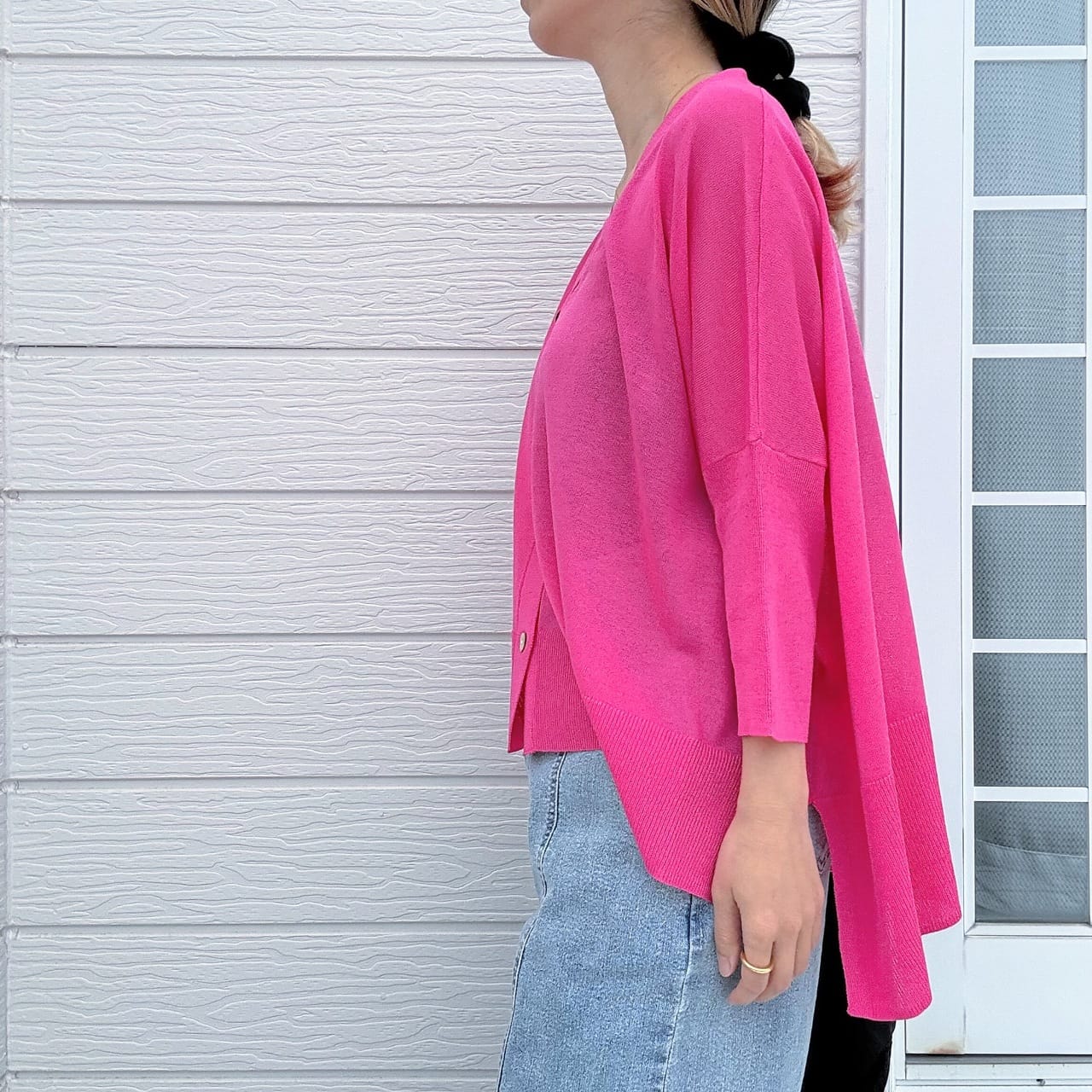 接触冷感BOXカーデ グリーン Free