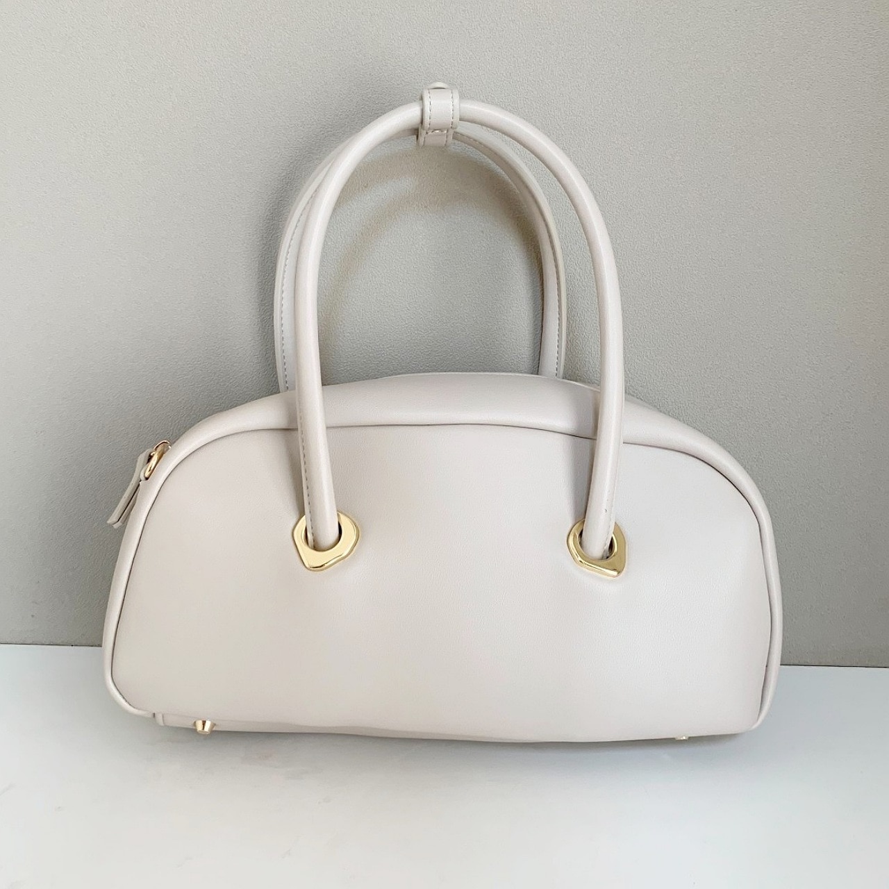 Eyelet wide boston モスグリーン Free