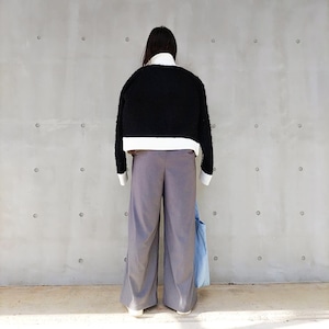 ワイドベルトサロペット グレー Free