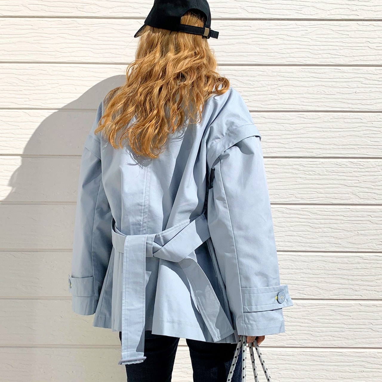 2wayショートトレンチ ベージュ Free