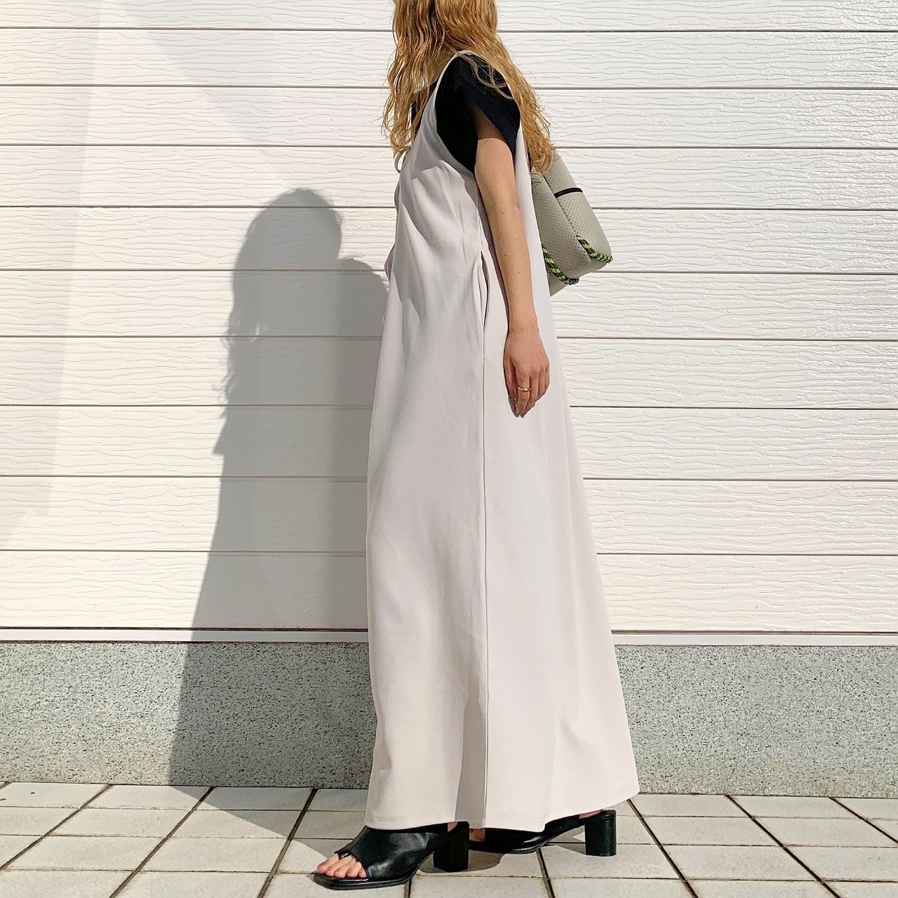 前後2wayリボンセットワンピース アイボリー Free