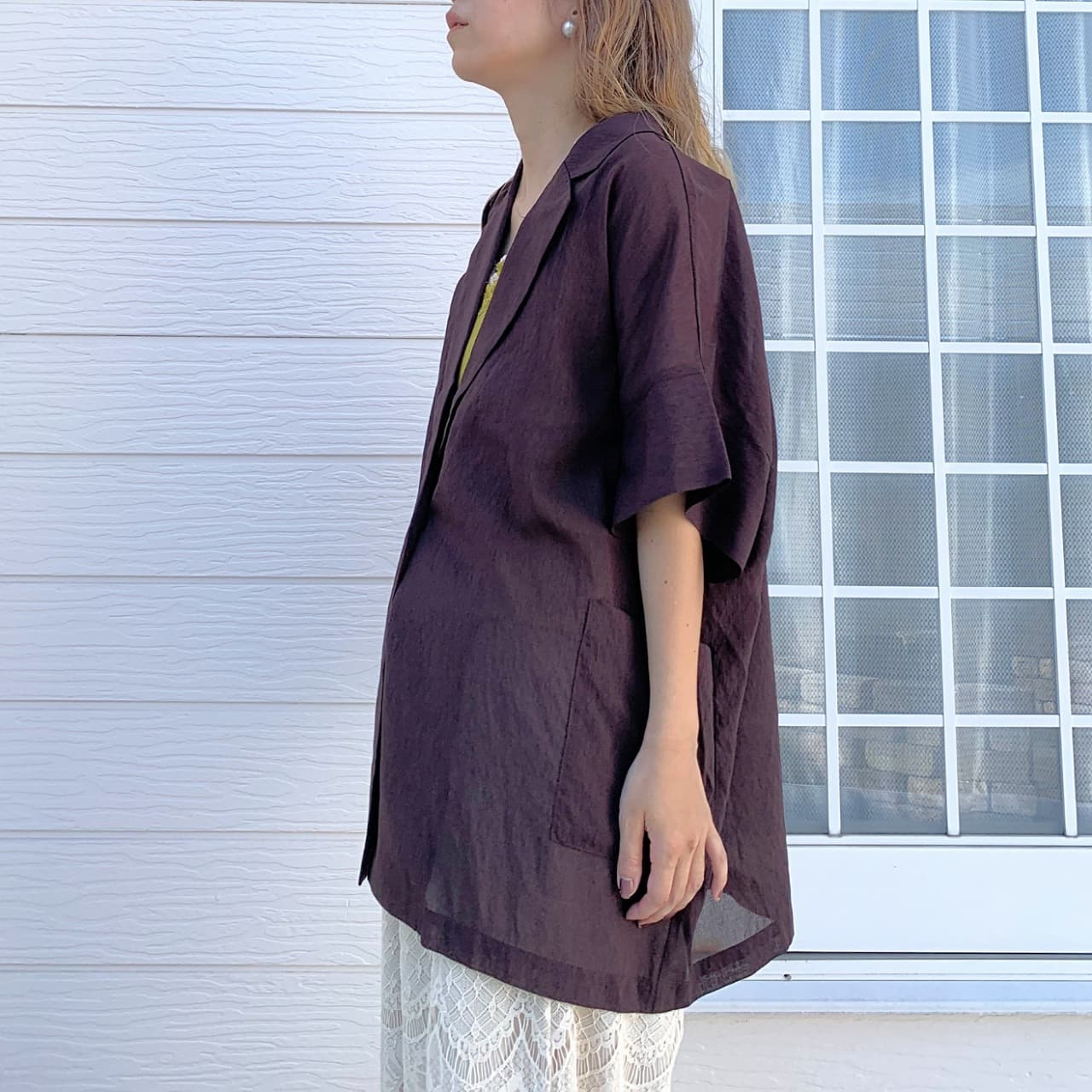 ハイツイストシアージャケット イエローベージュ Free