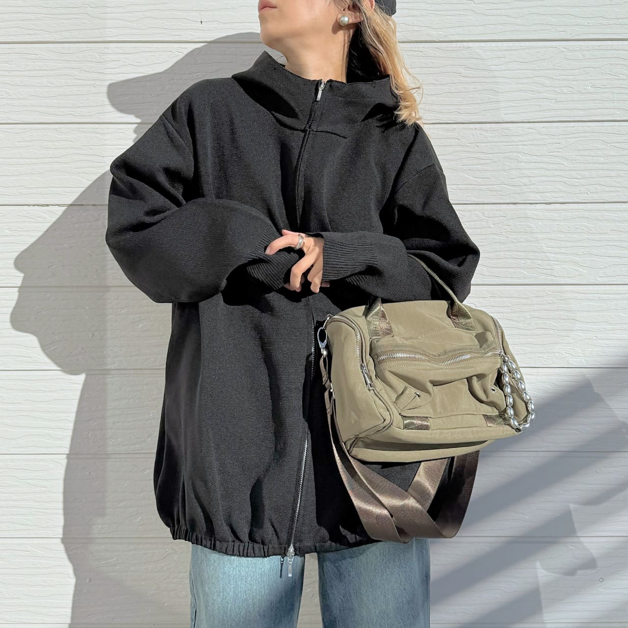 スポンディッシュパーカー アイボリー Free