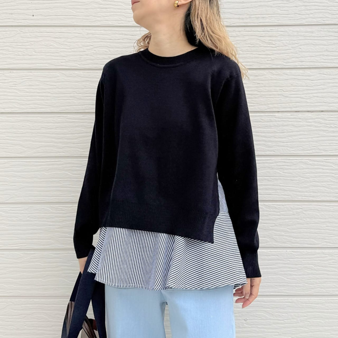 フレアタンクレイヤードニット イエロー Free