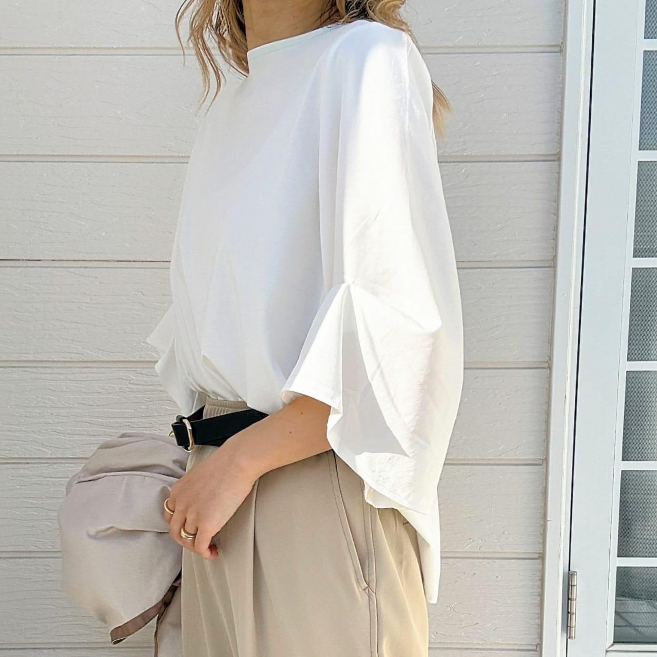 シルケットプルオーバー ライムイエロー Free