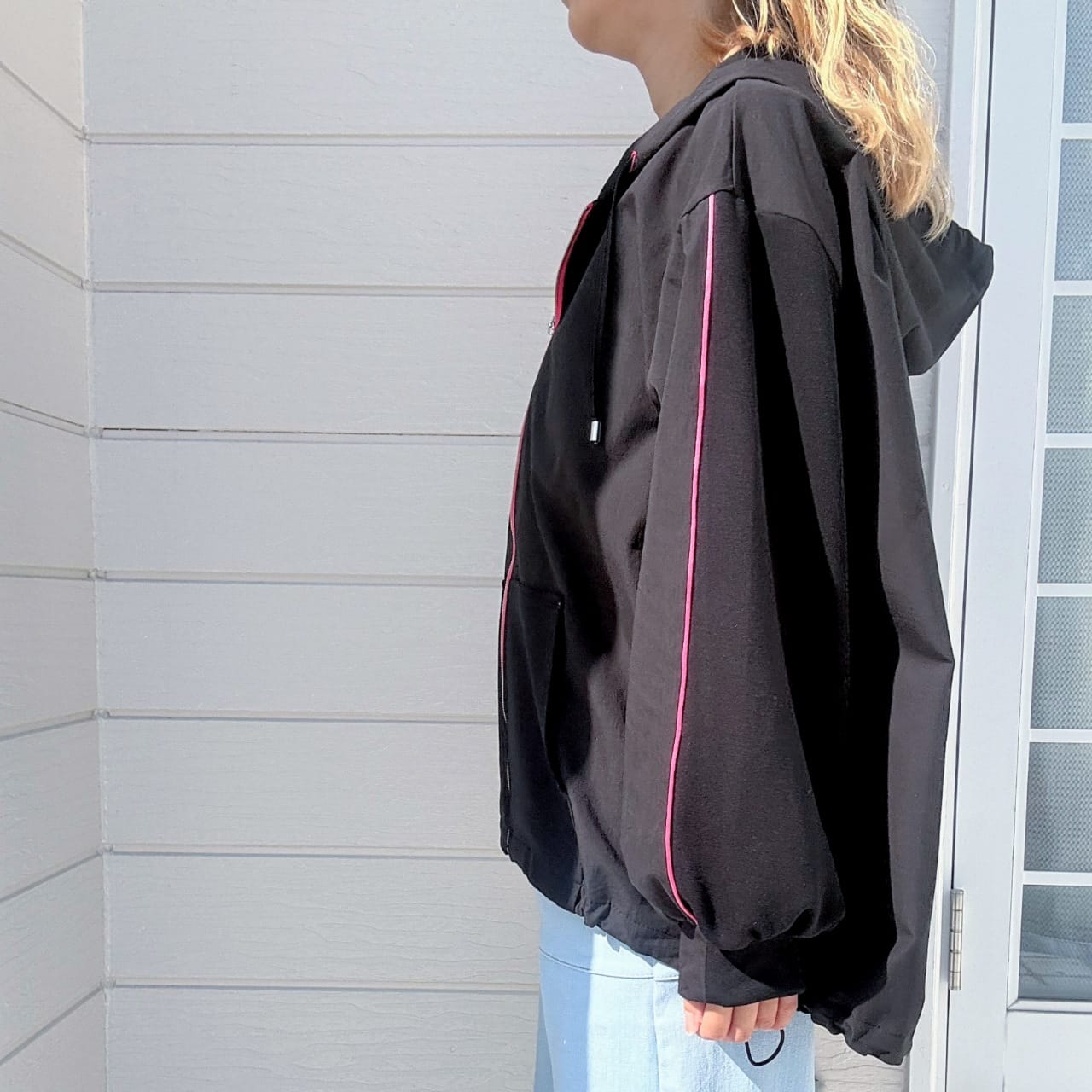 ドッキングバルーンパーカー ホワイト Free