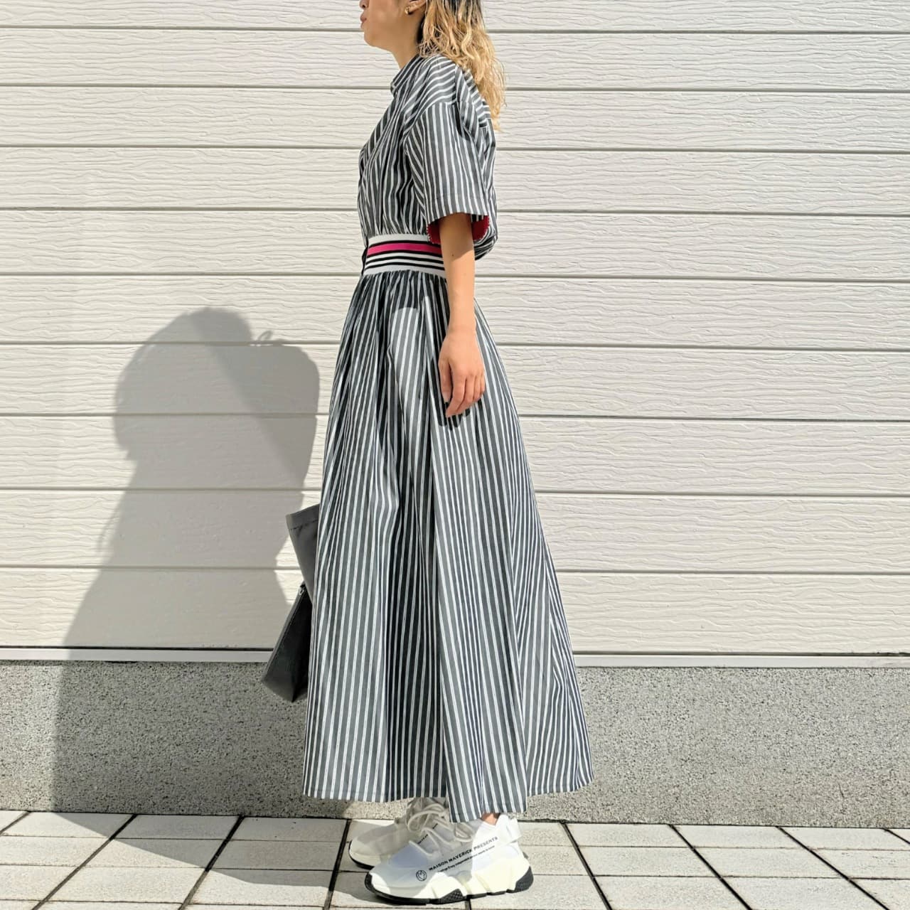 リブドッキングワンピース パープル Free