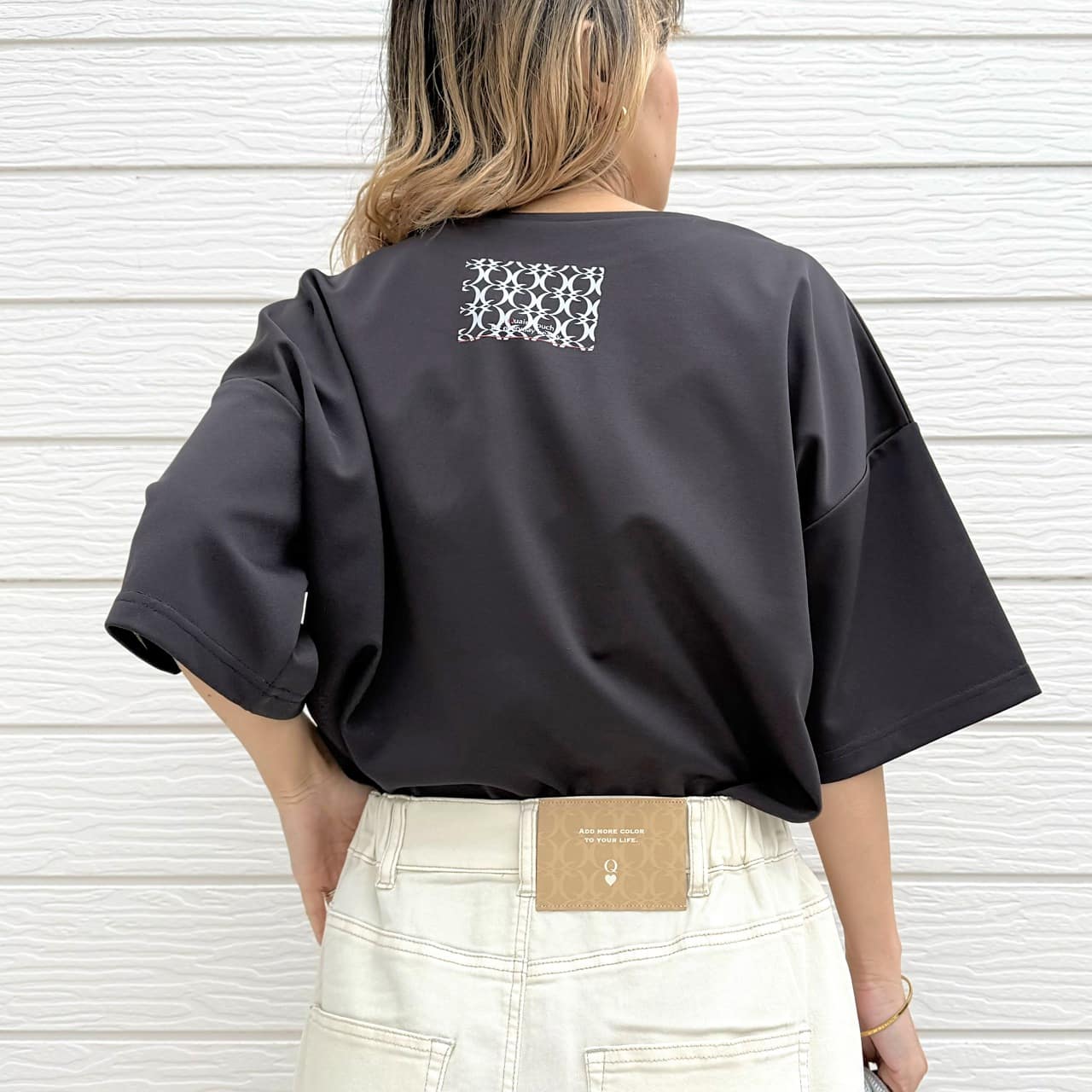 GLIIMMER半袖トップス ホワイト Free