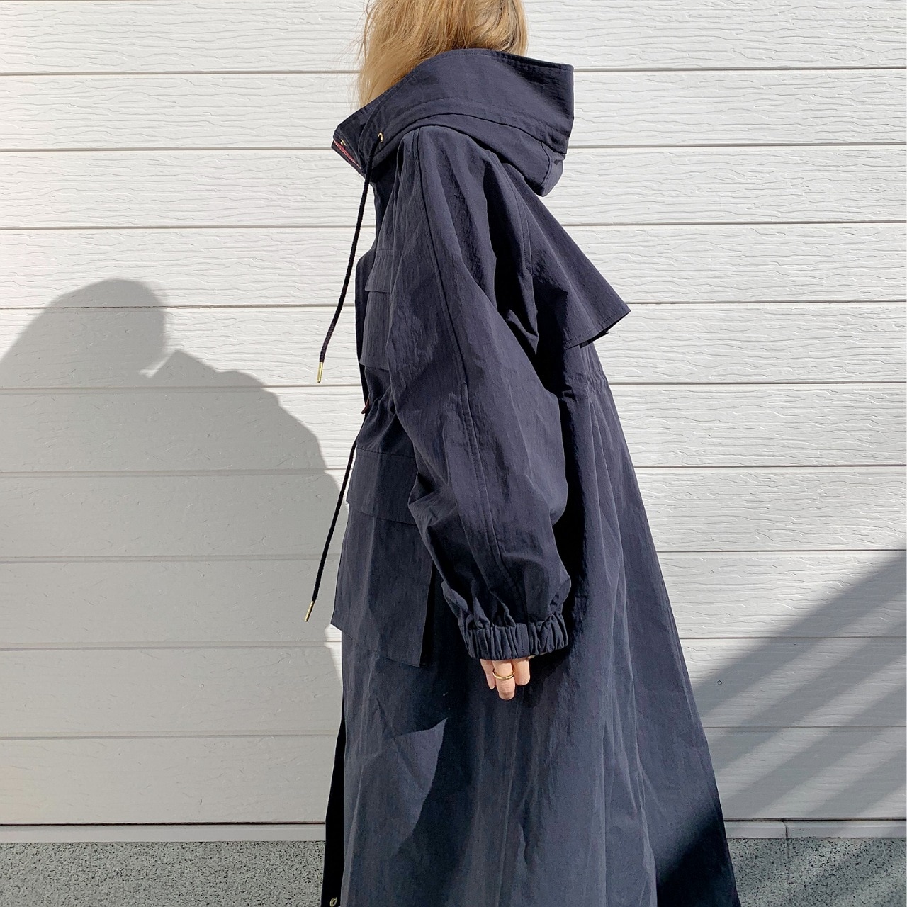 モッズコート ネイビー Free