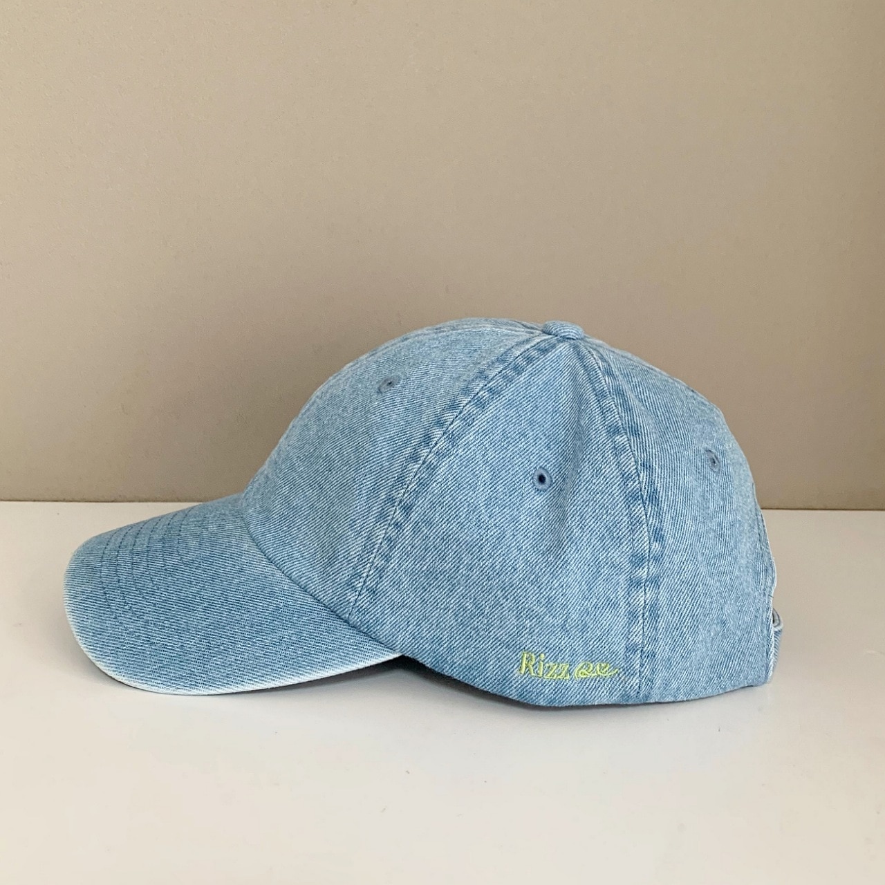 Rizz Q刺繍CAP インディゴ Free