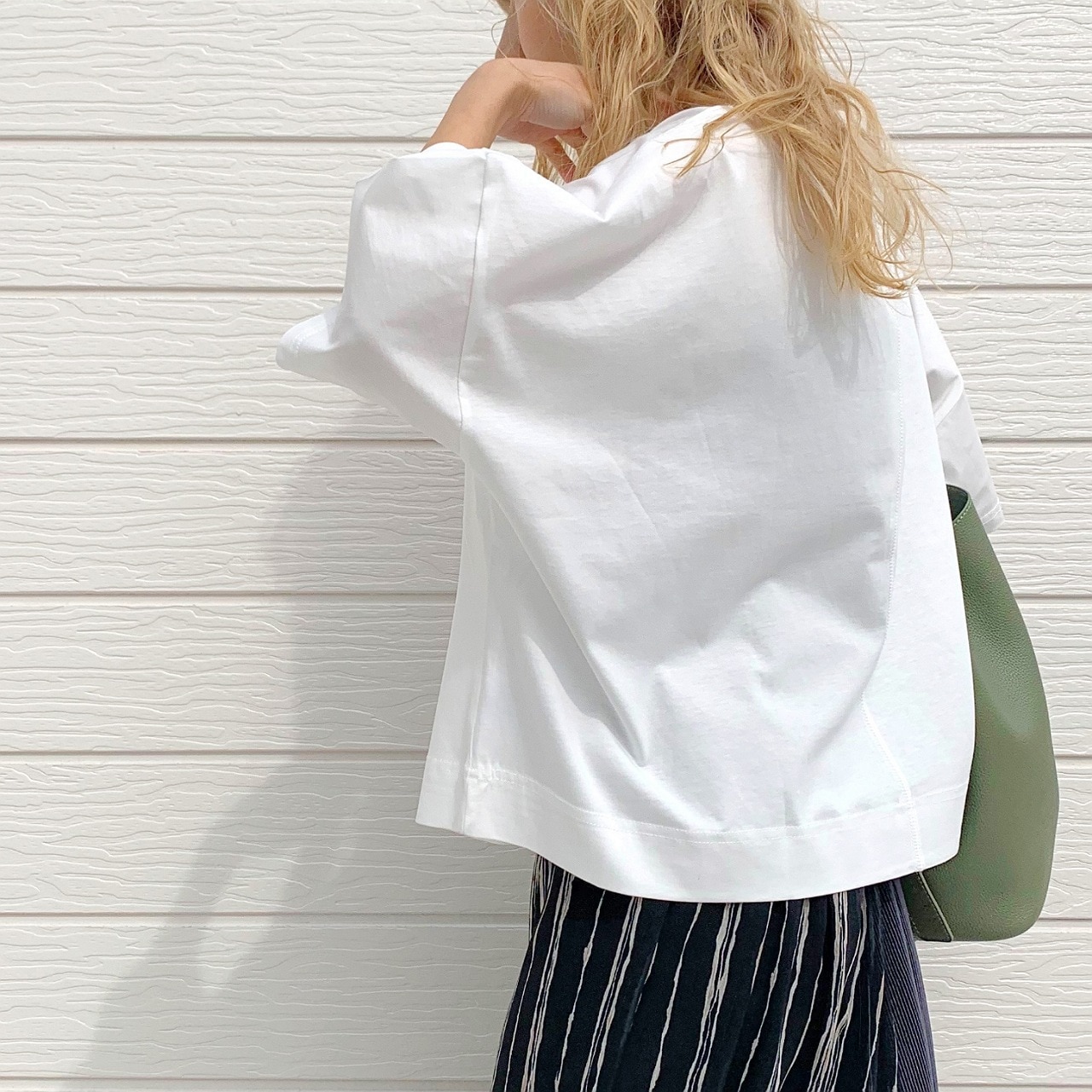 ドライタッチコットントップス イエロー Free