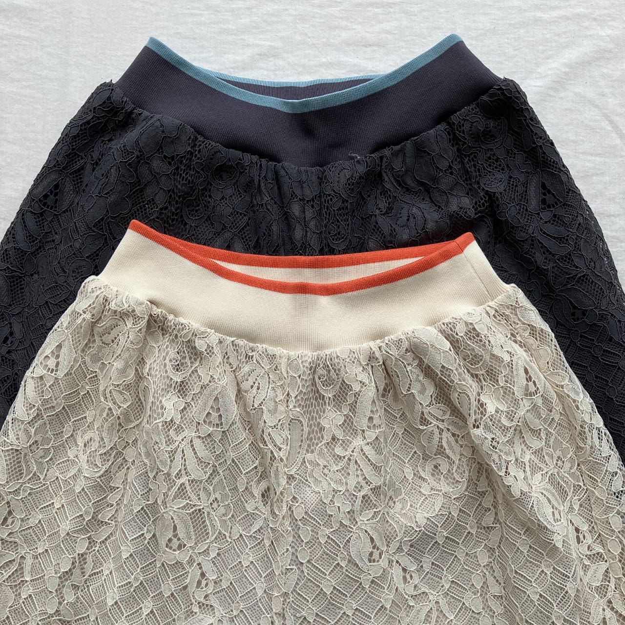 スカラレースワイドパンツ グレー Free