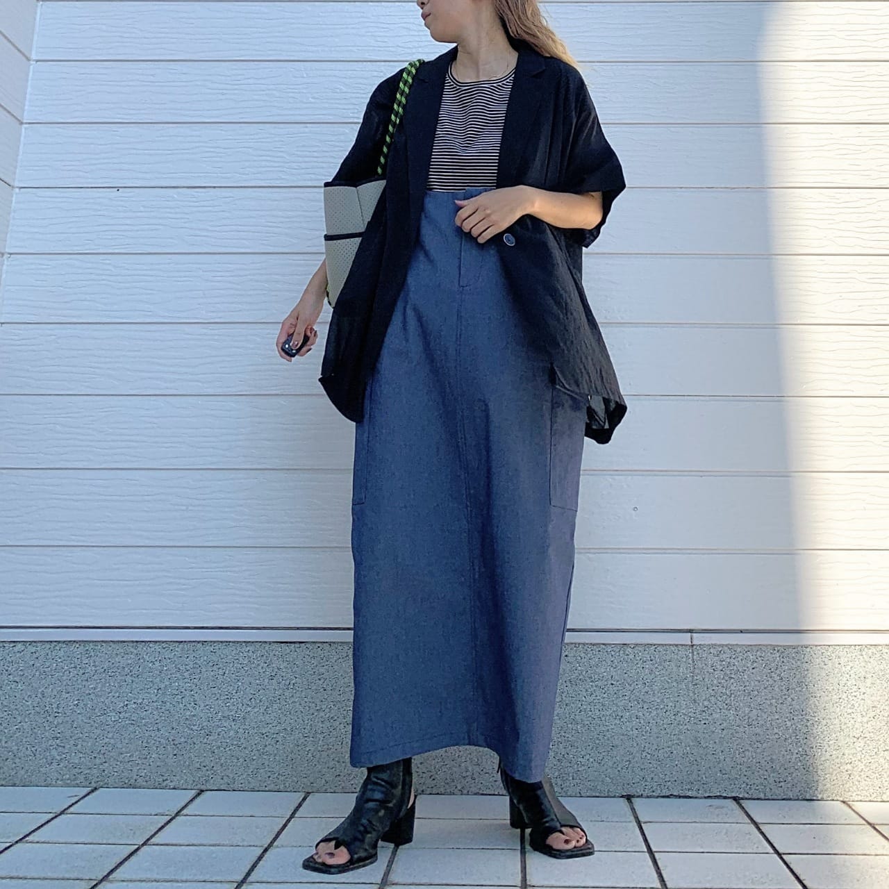 ハイツイストシアージャケット ブラック Free