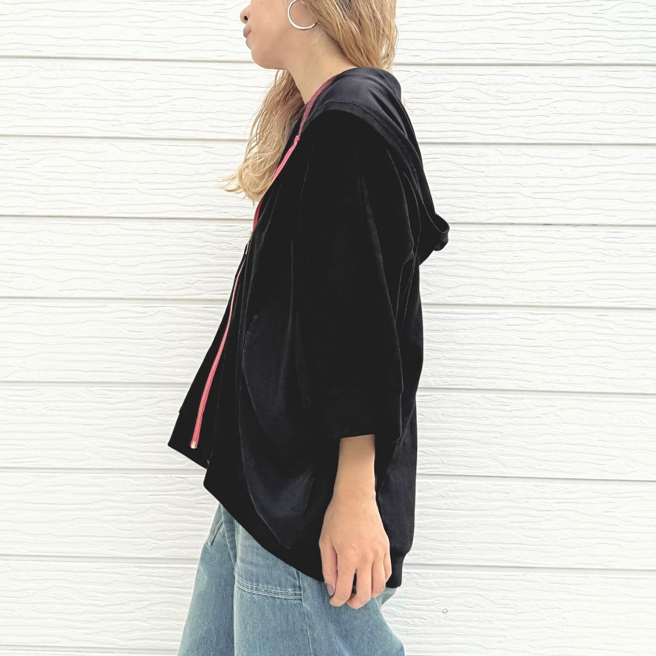 ドッキングドルマンパーカー グレー Free