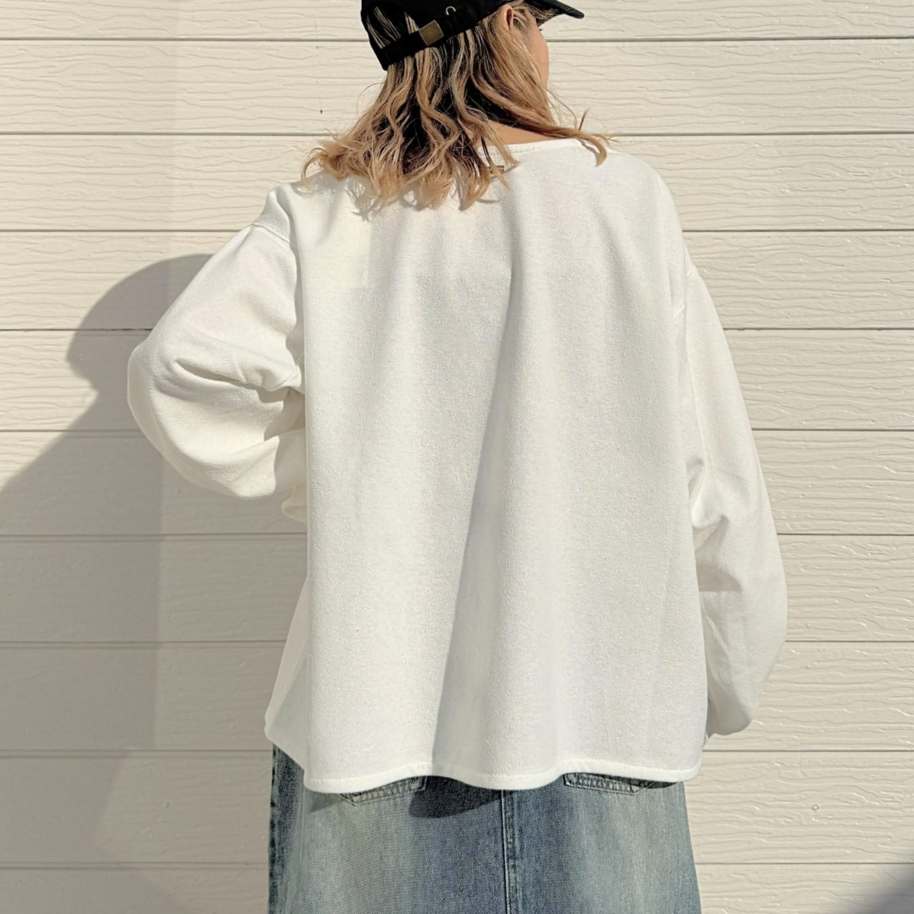 ブークレダンボールディープVネックトップス ライム Free