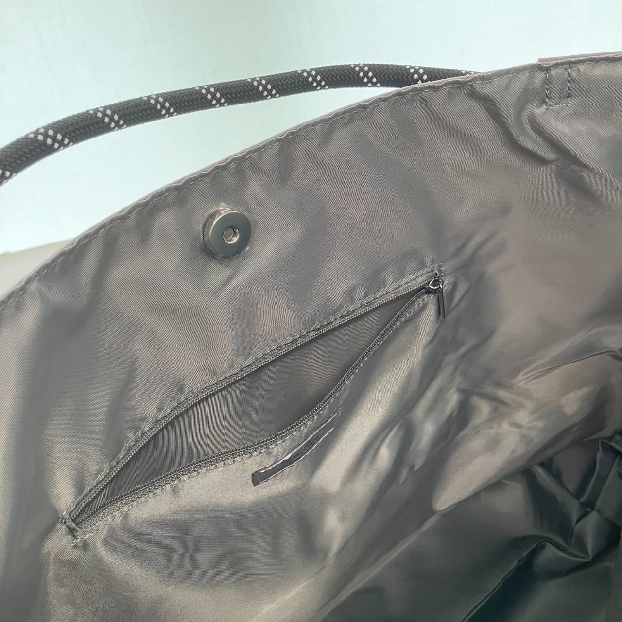 ナイロンパッカブルトート アイボリー Free