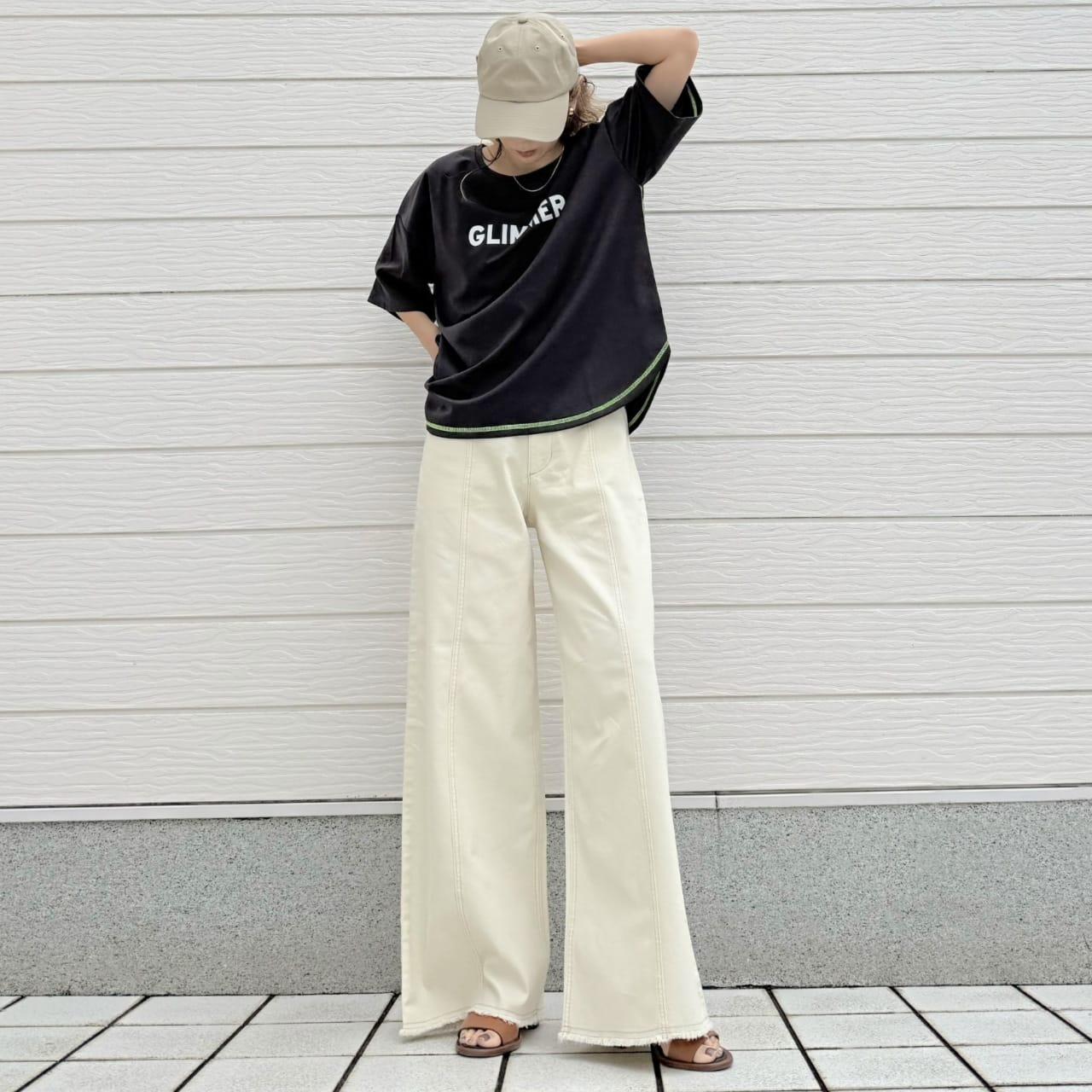 ストレッチデニムパンツ インディゴ Free