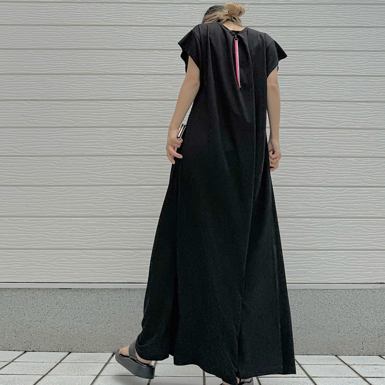 COOLカノコロングワンピース カーキ Free