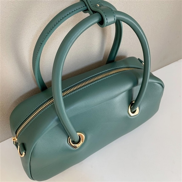 Eyelet wide boston モスグリーン Free