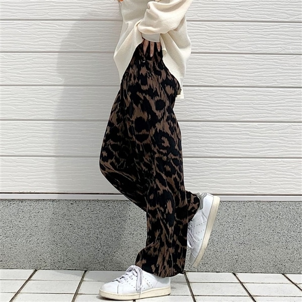 最も信頼できる drawing レオパードパンツ(Free ブルー)｜ Q｜吉祥寺PARCO パンツ