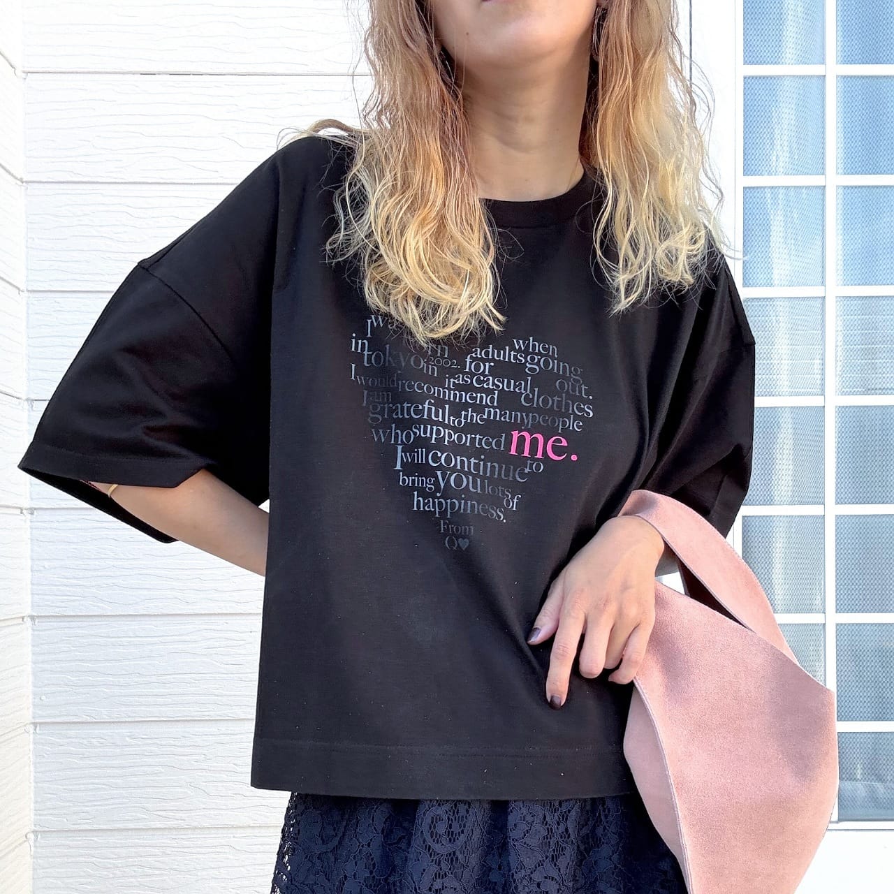 ハートT ブラック Free