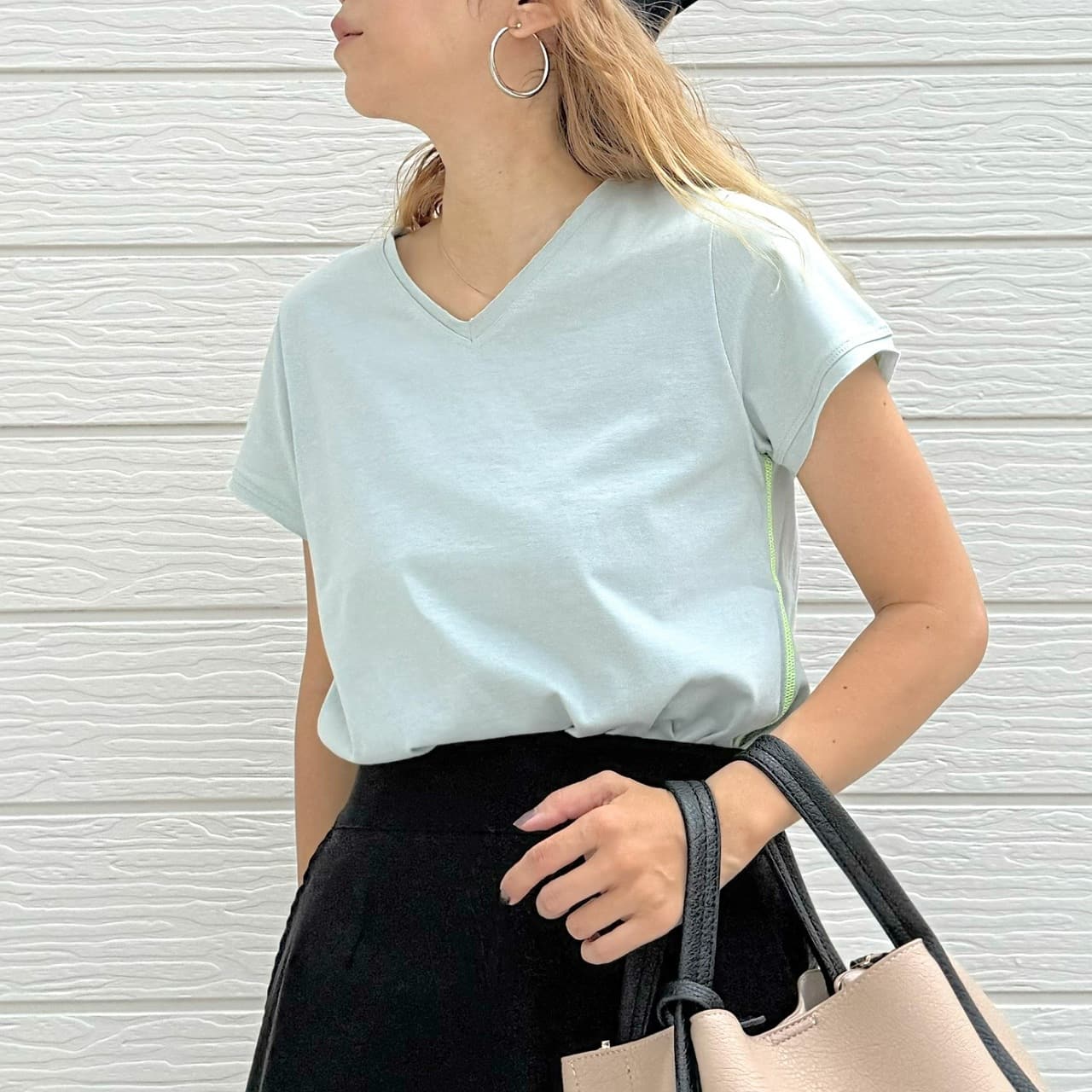 ディリー半袖T ミントグリーン Free