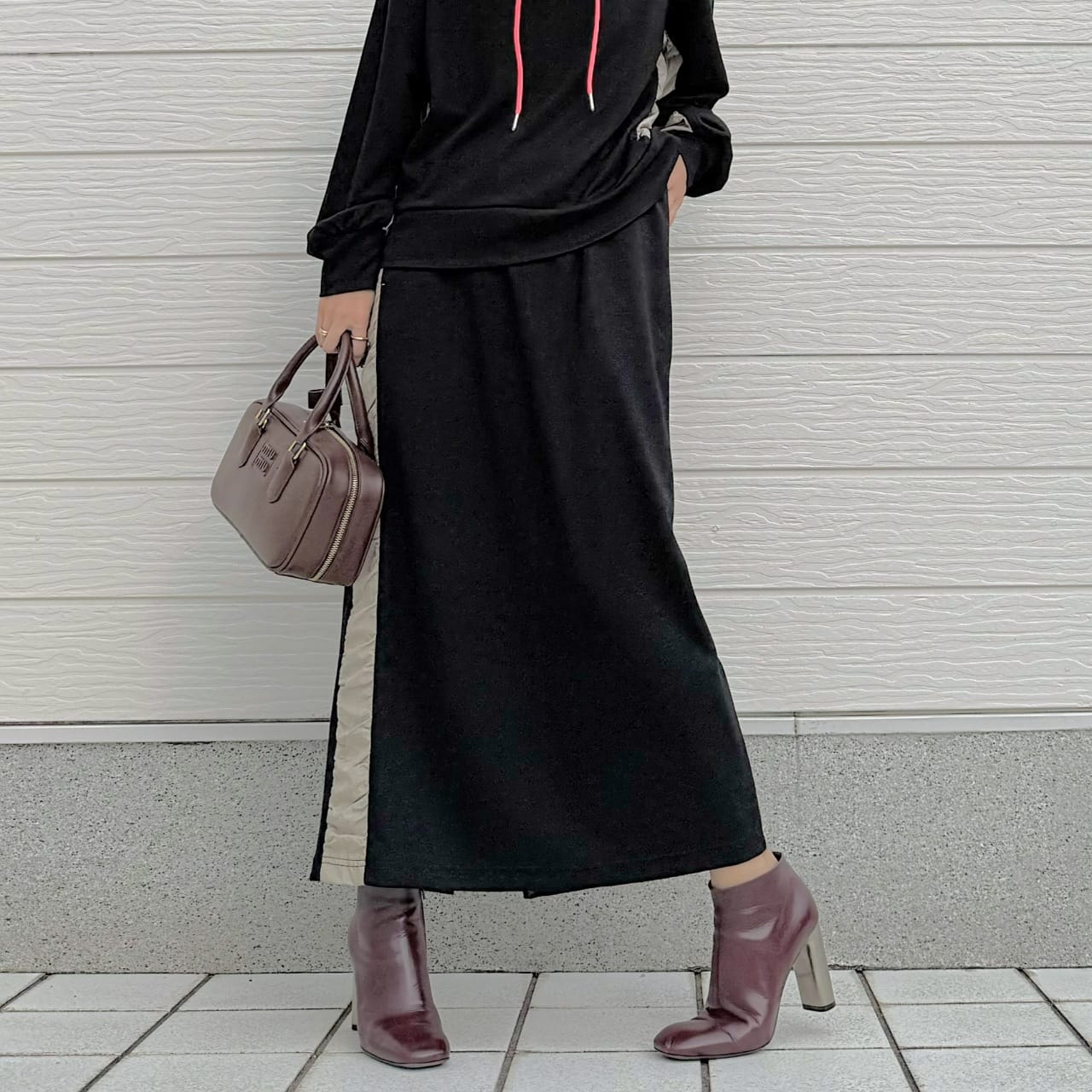 ソフトダンボールドッキングスカート ブラック Free