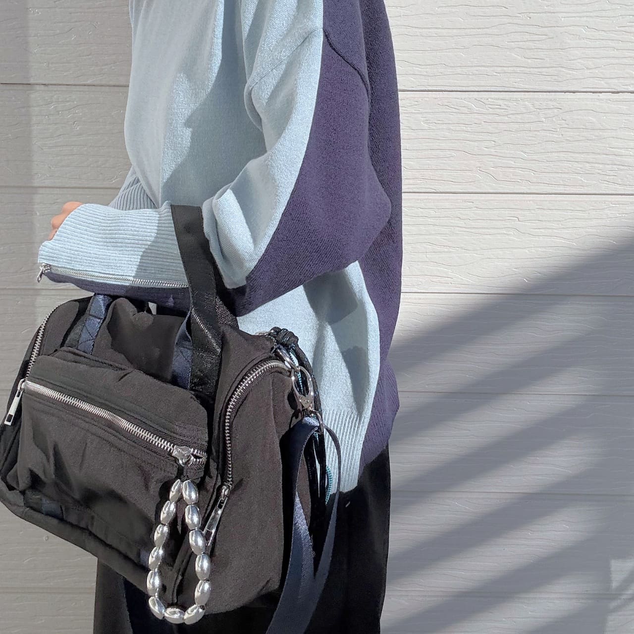 ミリタリーチャームボストン ブラック Free