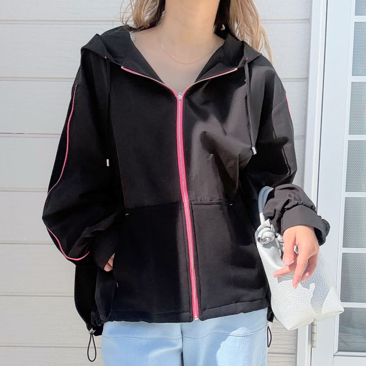 ドッキングバルーンパーカー ブラック Free