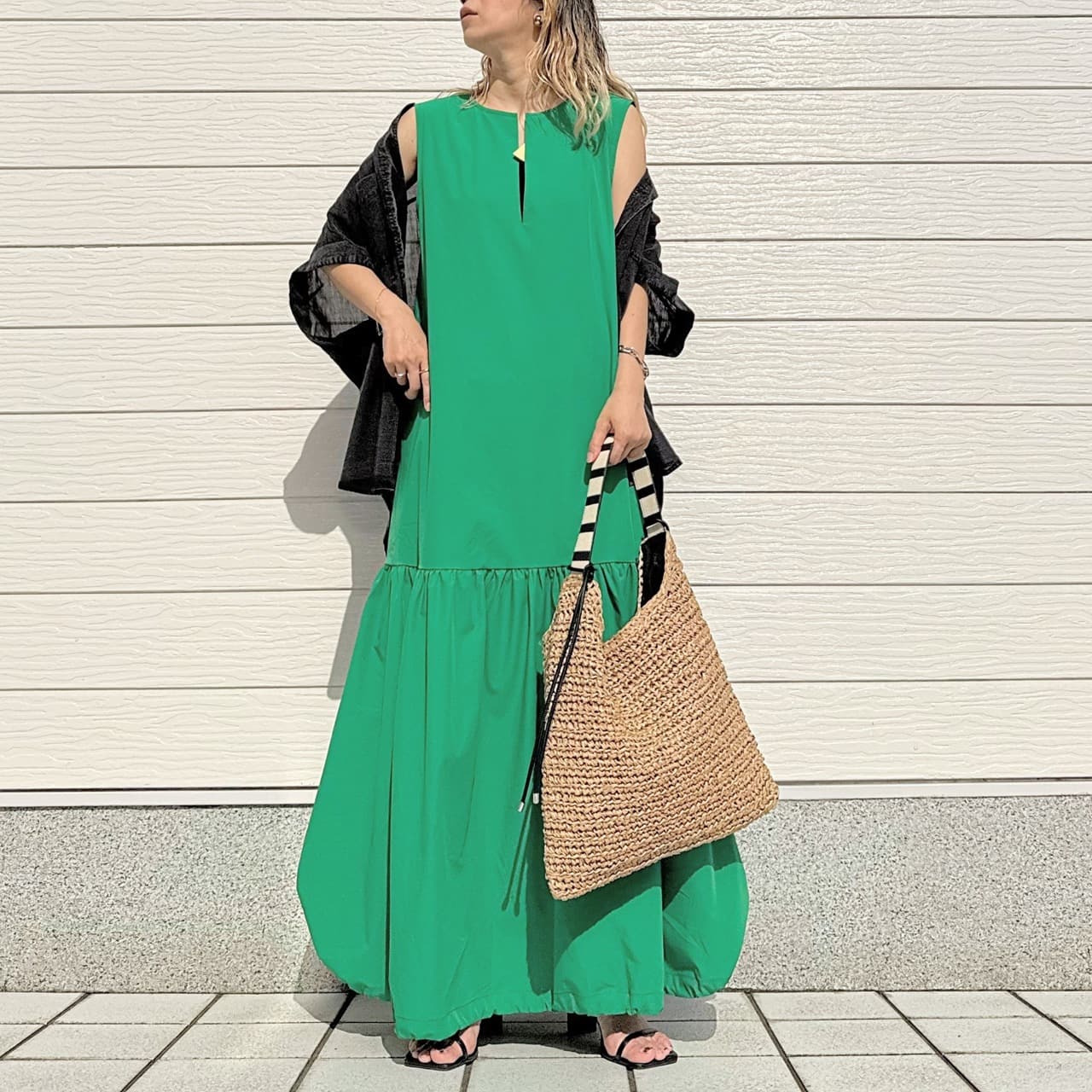 アイスタッチ2wayワンピース グリーン Free