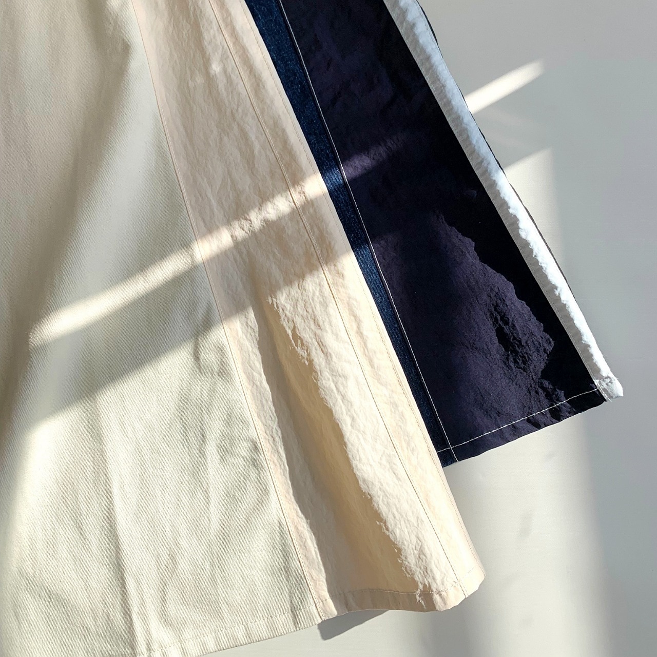 デニムドッキングスカート ホワイト Free