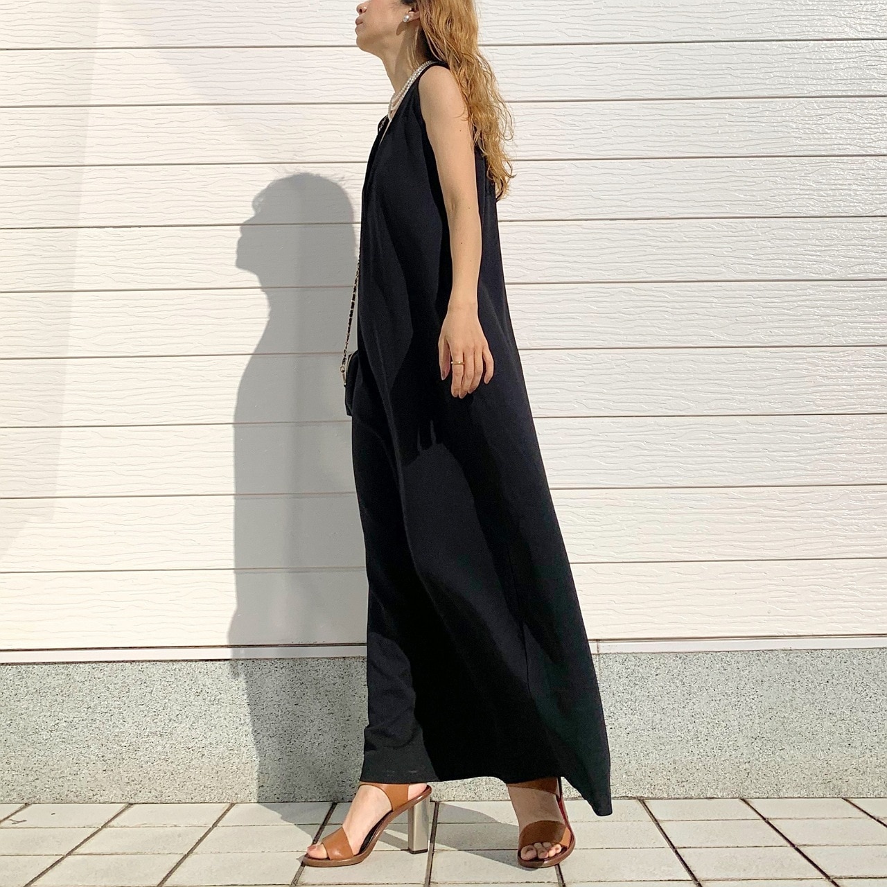 前後2wayリボンセットワンピース ブラック Free