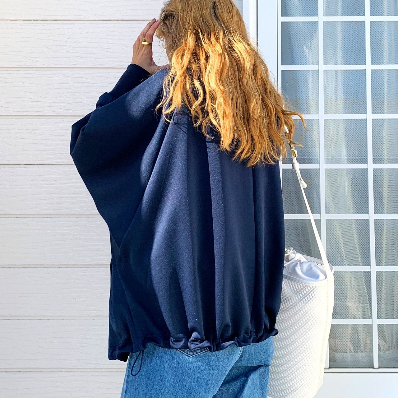 ライトダンボールドルマンブルゾン アイボリー Free