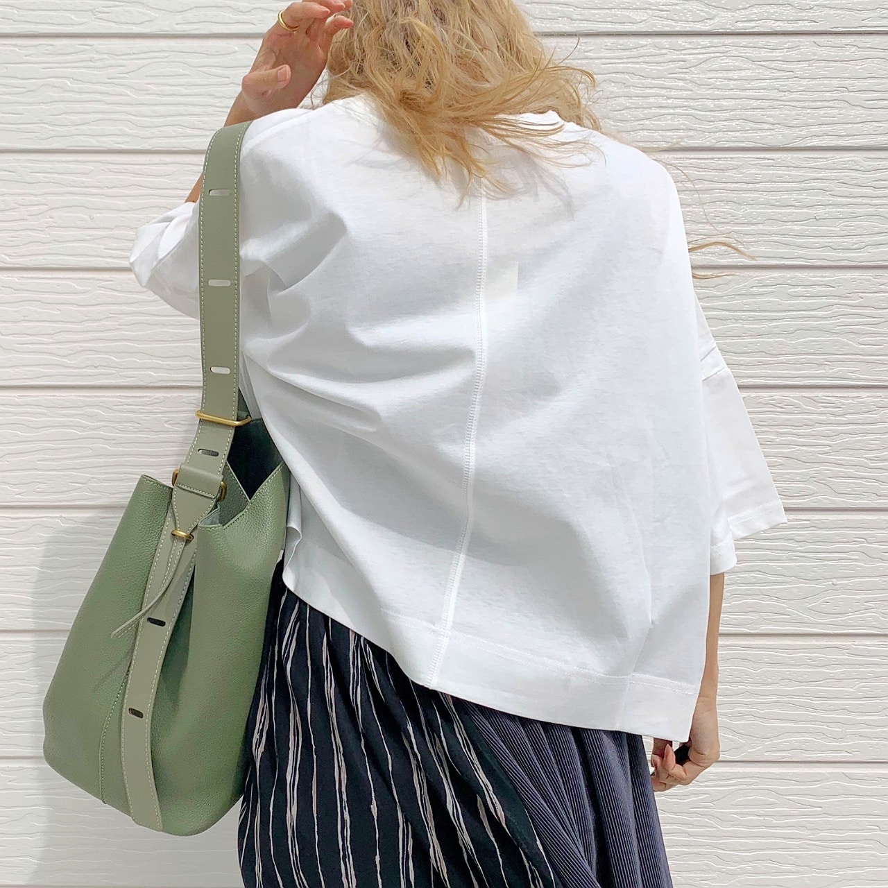 ドライタッチコットントップス イエロー Free