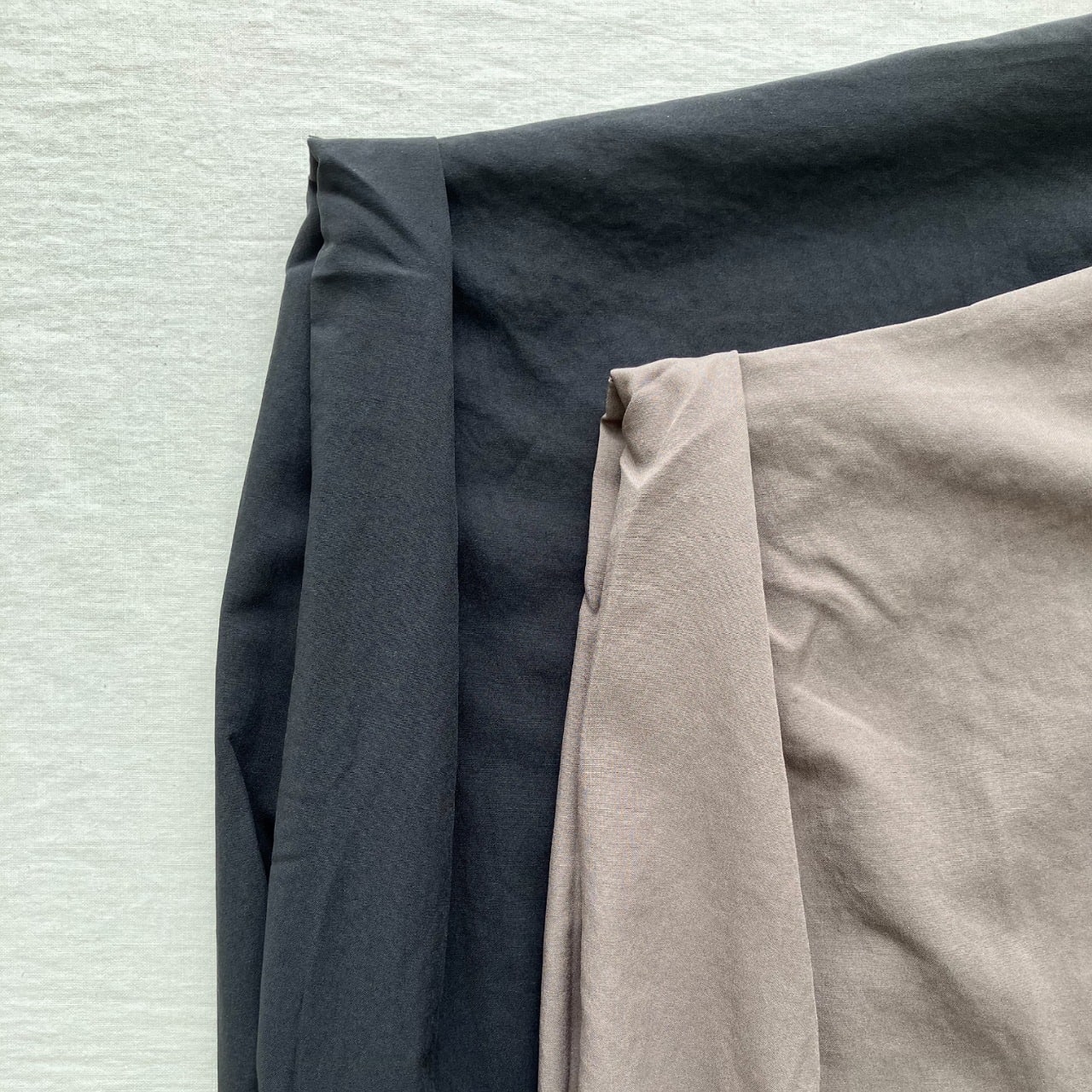 スパンロンルーズワンピース ブラック Free