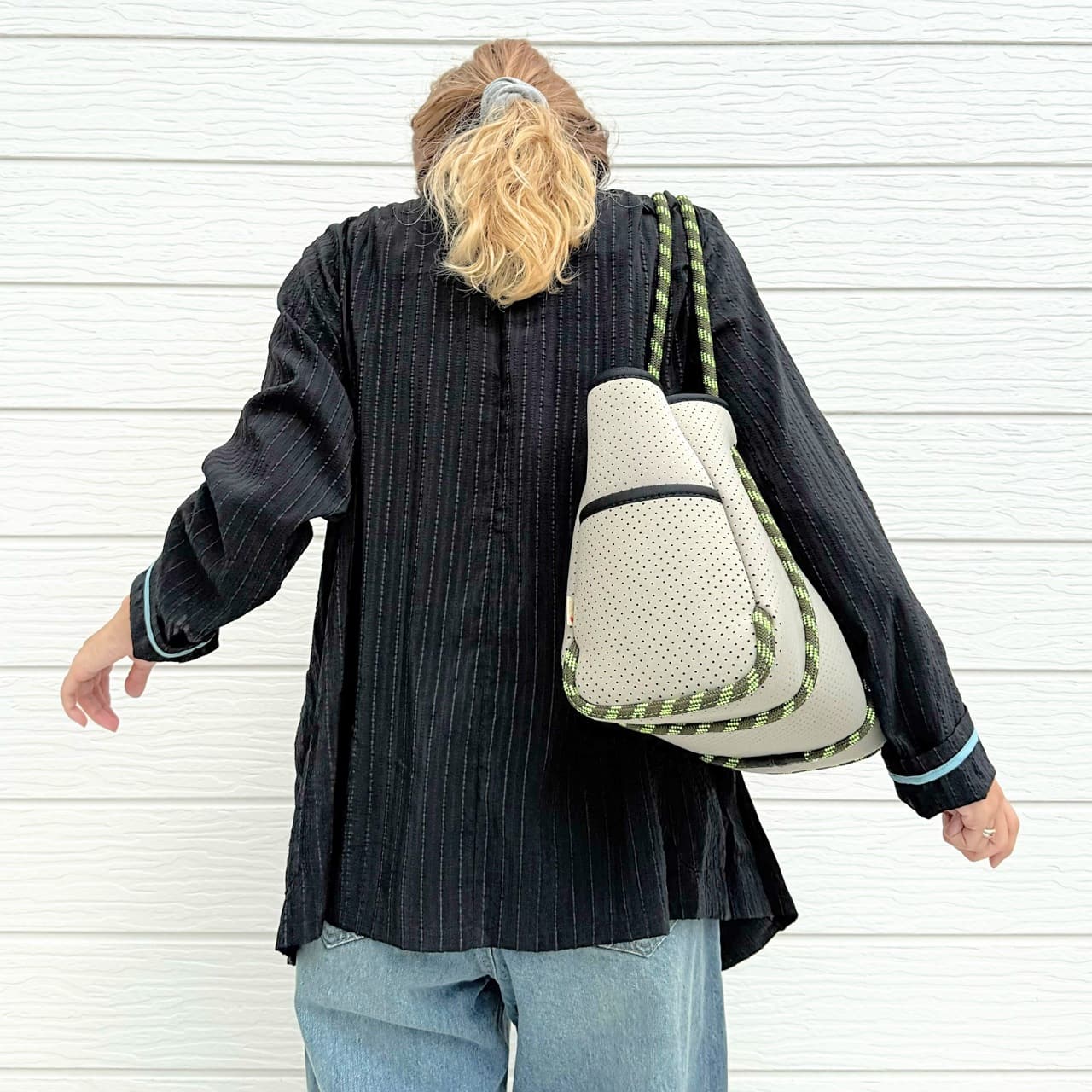 ダブルブレストリラックスジャケット ピンクベージュ Free