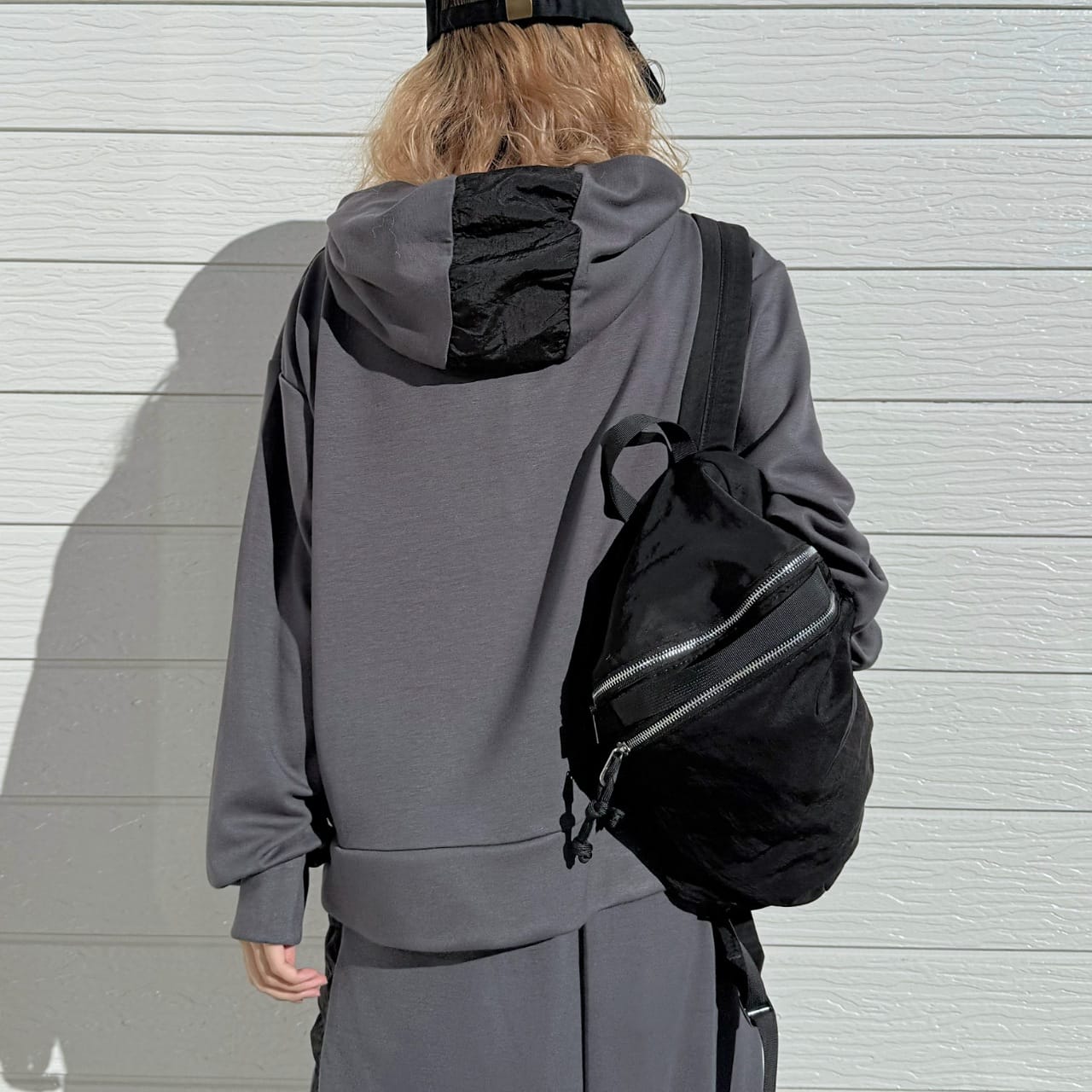 ソフトダンボールドッキングパーカー ブラック Free