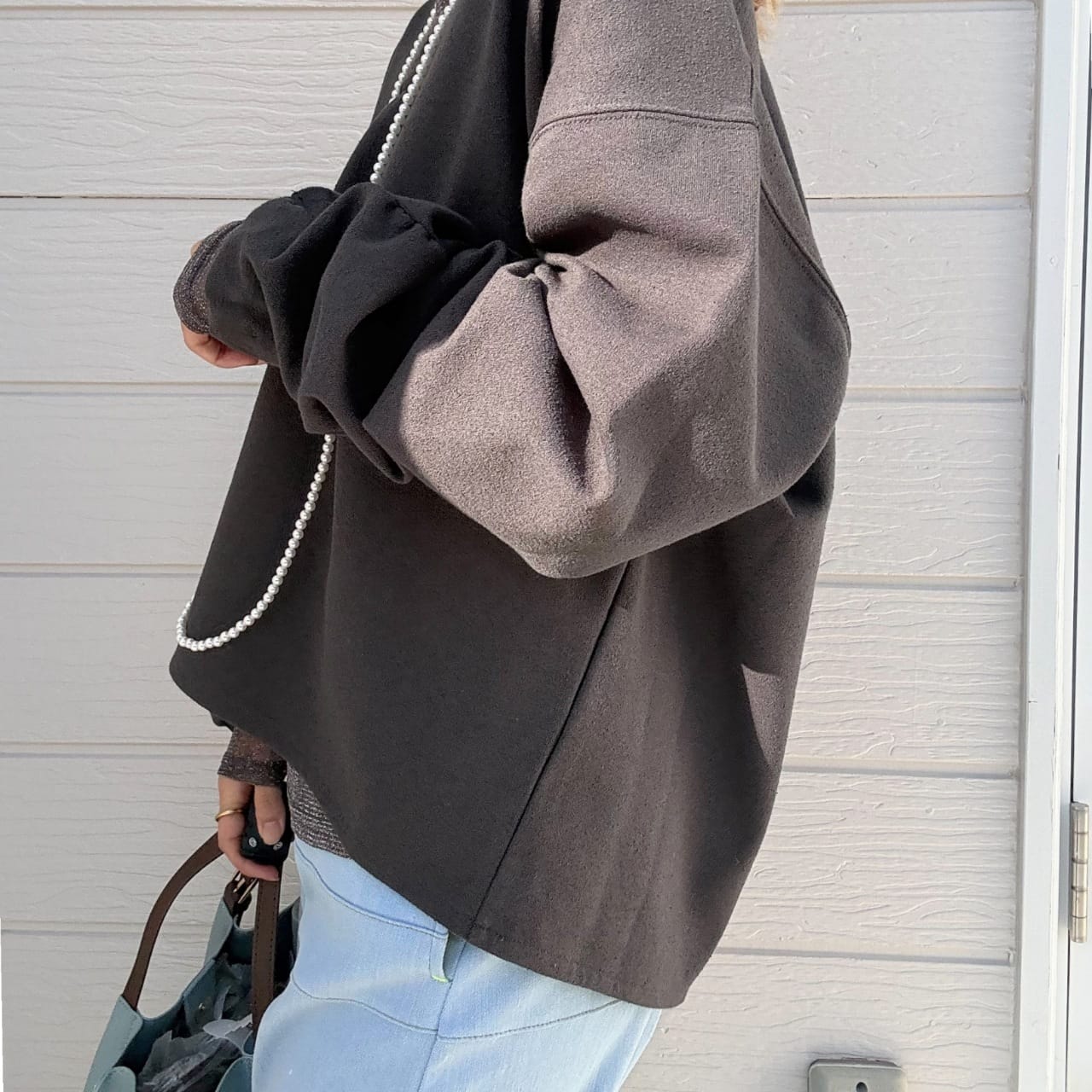 ブークレダンボールディープVネックトップス ライム Free