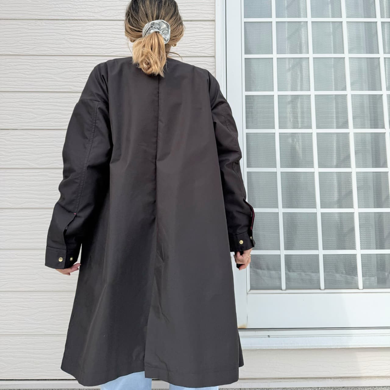 ノーカラーツイルコート ベージュ Free