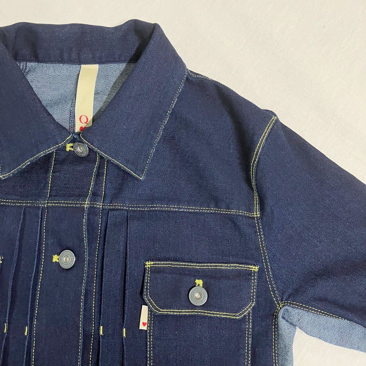 デニムロングジャケット インディゴ Free